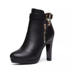 Aria Leather Ankle Boots