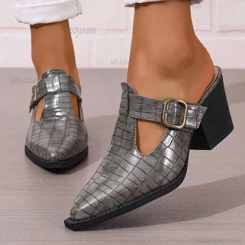 Julianne Croc Mule