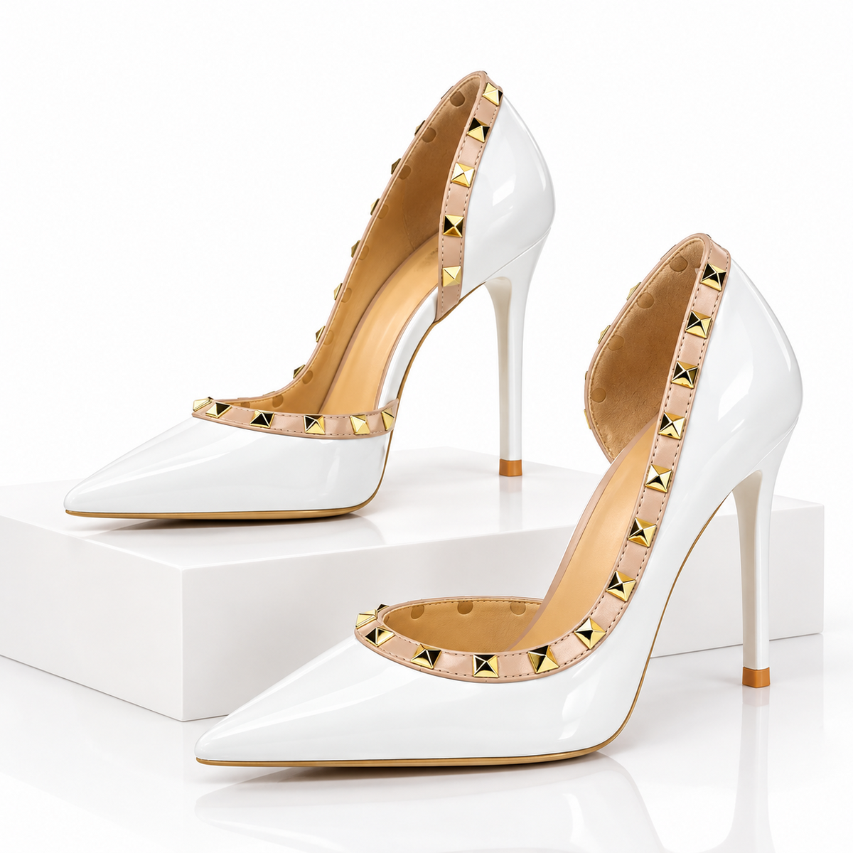 The Viviana Studded Pumps