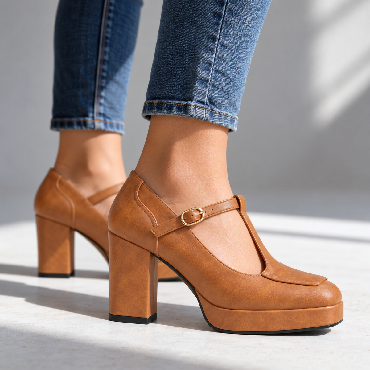 The Merritt Platform Heels