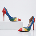 The Presley Patchwork Heels