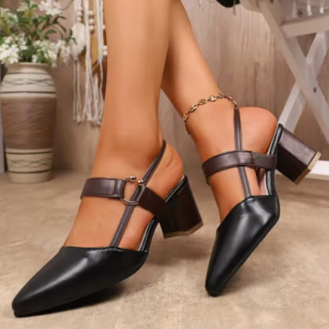 Aubrey Buckle Heels