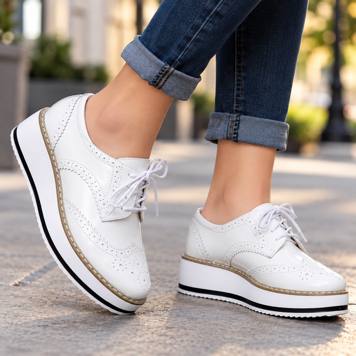 The Harlow Patent Oxfords