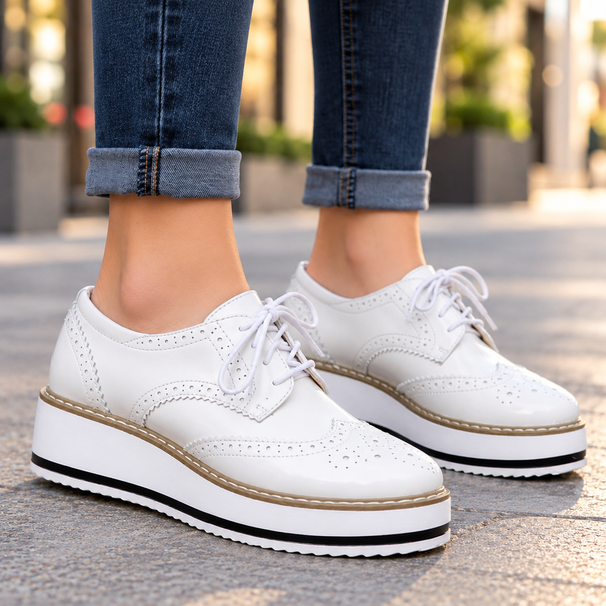 The Harlow Patent Oxfords