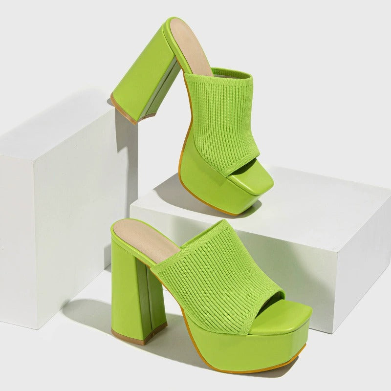 Neon Nova Platform Mules