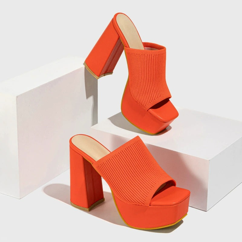 Neon Nova Platform Mules