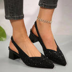 Stella Crystal Slingback Heel