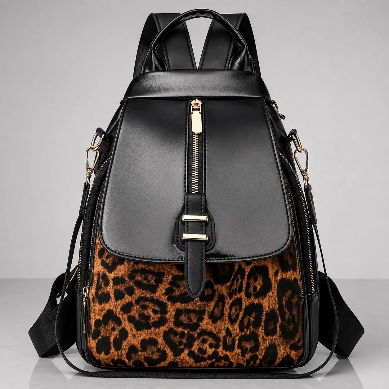 Eliana Leopard Backpack