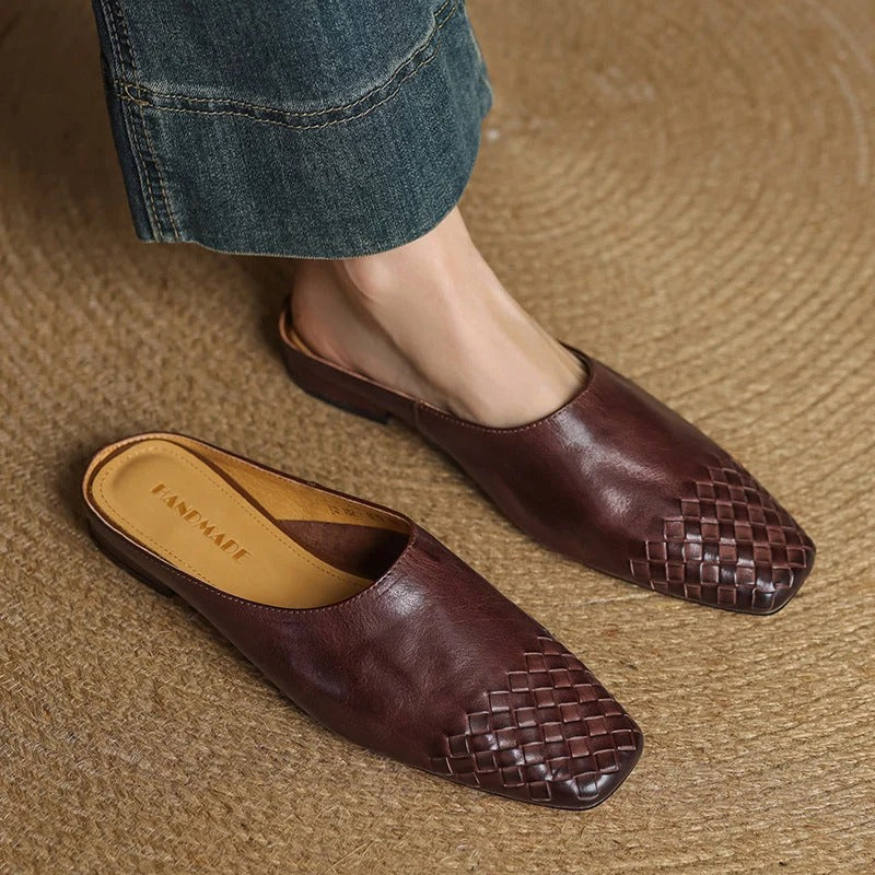 Aspen Genuine Leather Mules