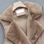 Elena Fleece Puffer Vest