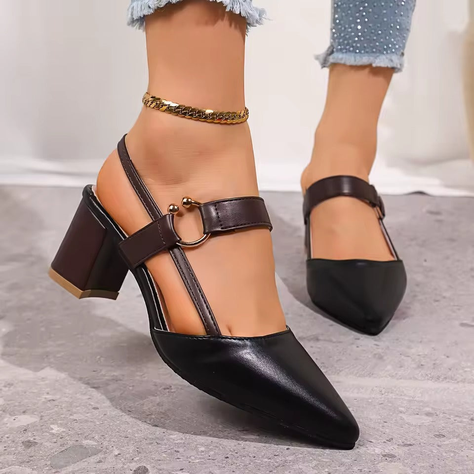 Aubrey Buckle Heels