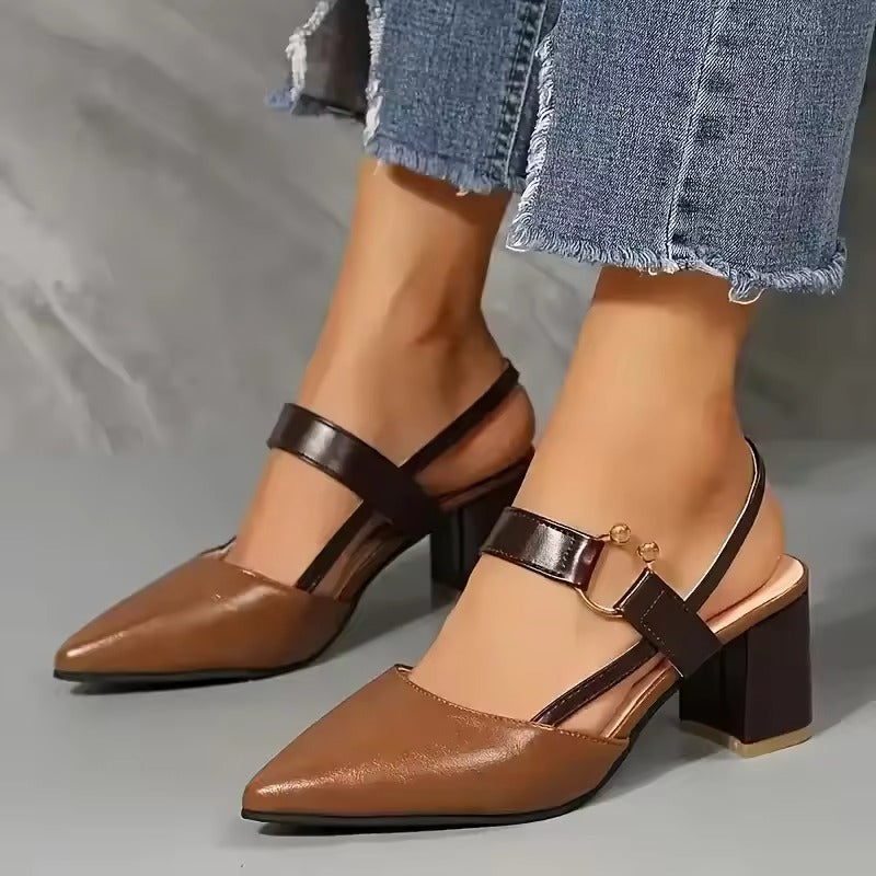 Aubrey Buckle Heels