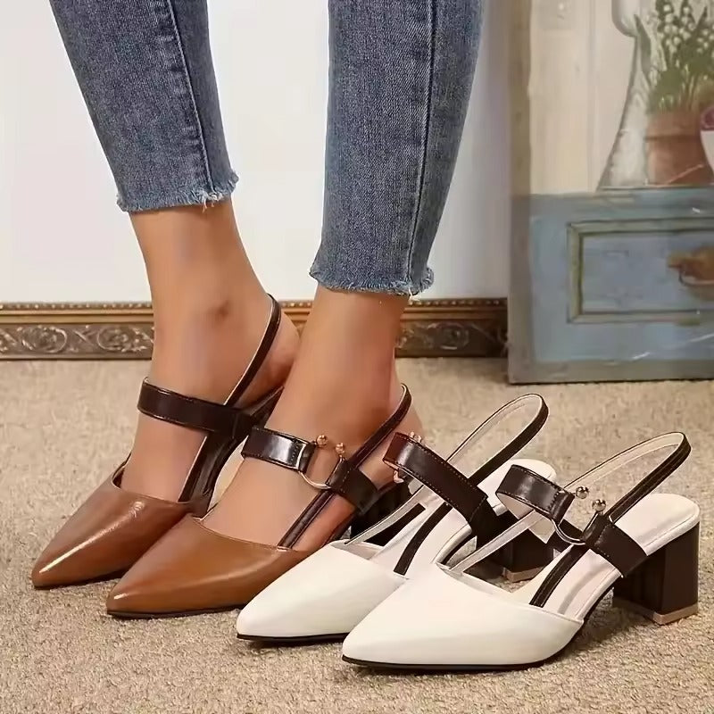 Aubrey Buckle Heels