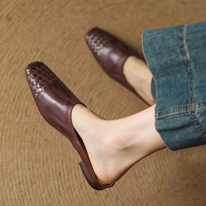 Aspen Genuine Leather Mules