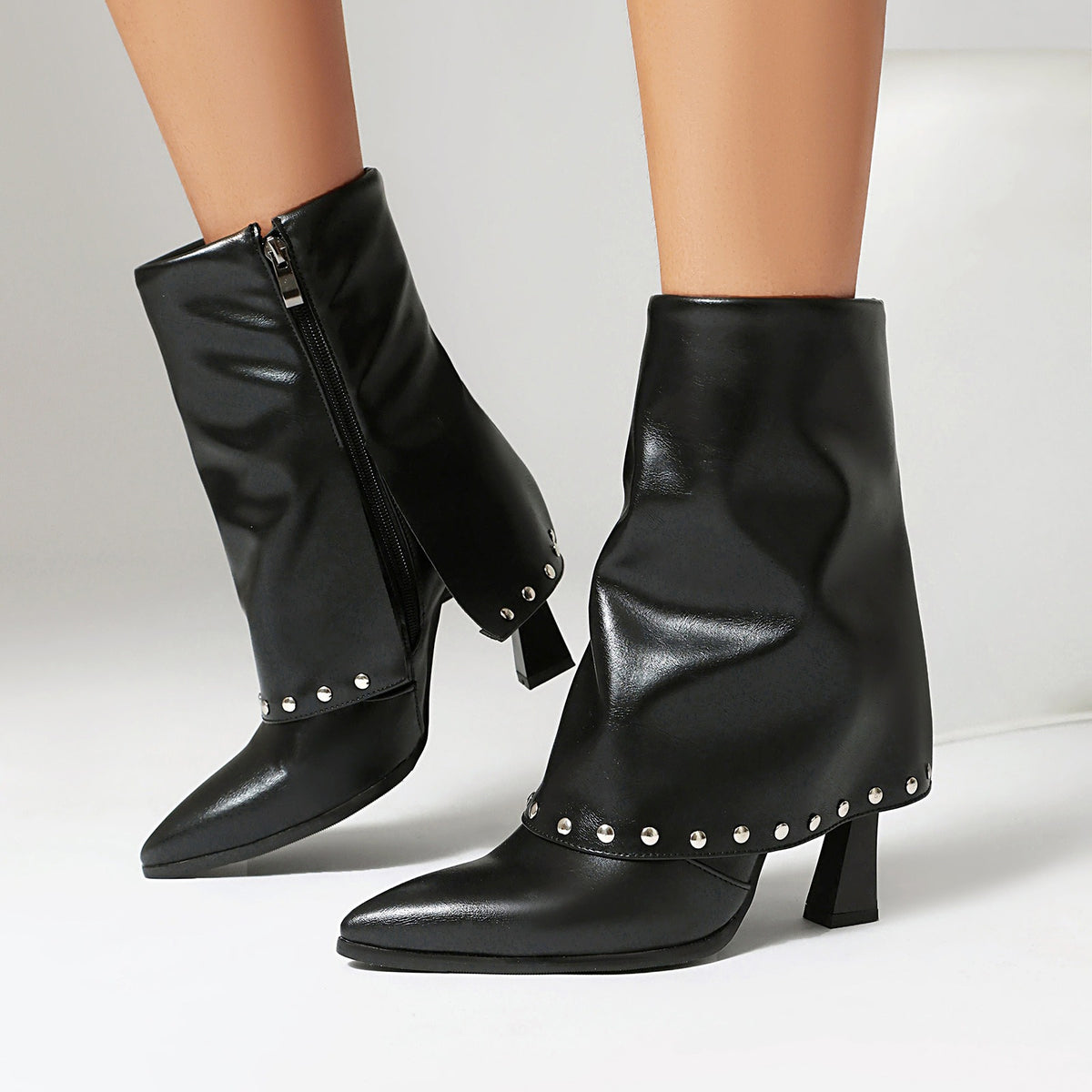 The Delilah Studded Boots