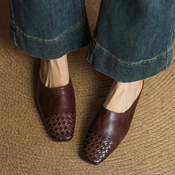 Aspen Genuine Leather Mules