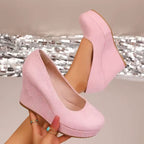 Camille Platform Wedge Pump