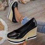Marbella Croc Wedge