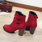 The Loretta Buckle Bootie