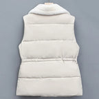Elena Fleece Puffer Vest
