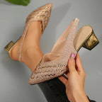 Stella Crystal Slingback Heel