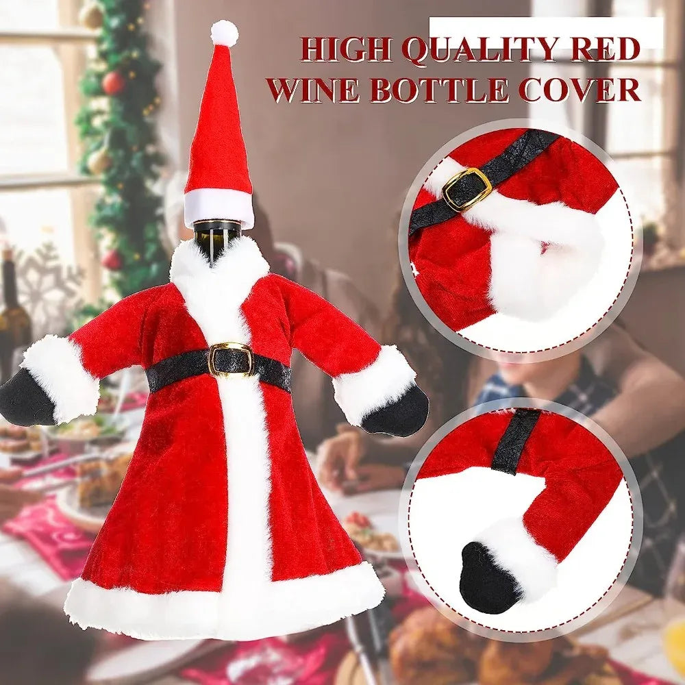 Christmas Cheer Wine Bottle Wraps