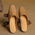 Aspen Genuine Leather Mules
