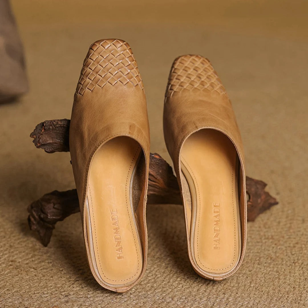 Aspen Genuine Leather Mules